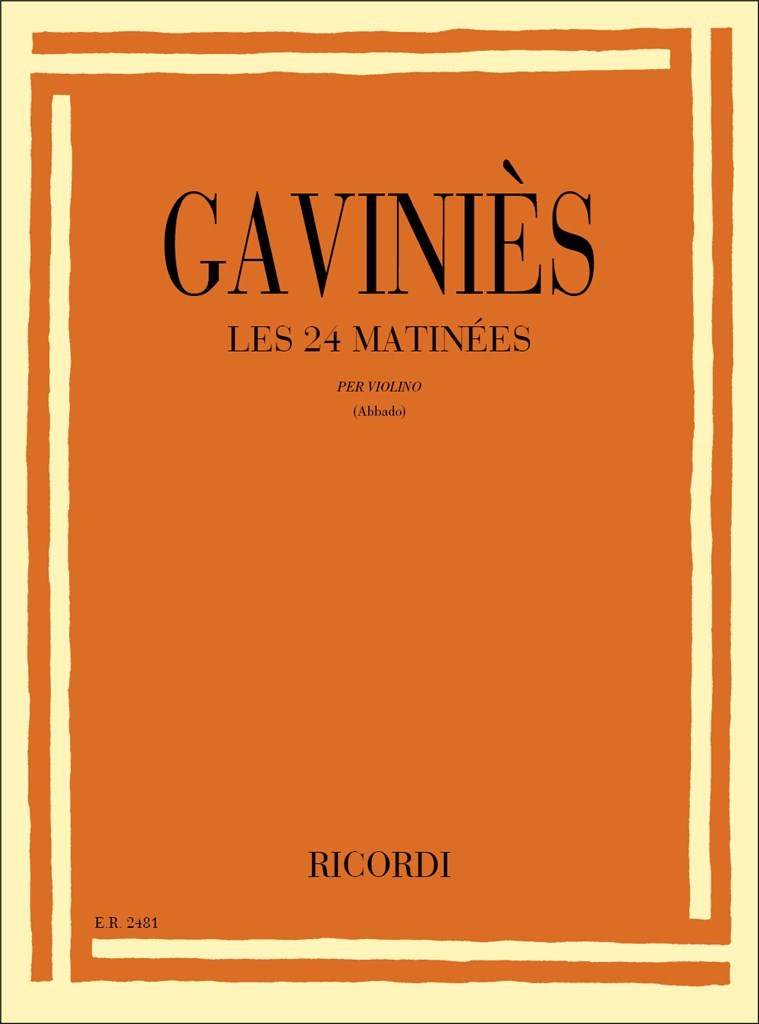 24 Matinees Per Violino